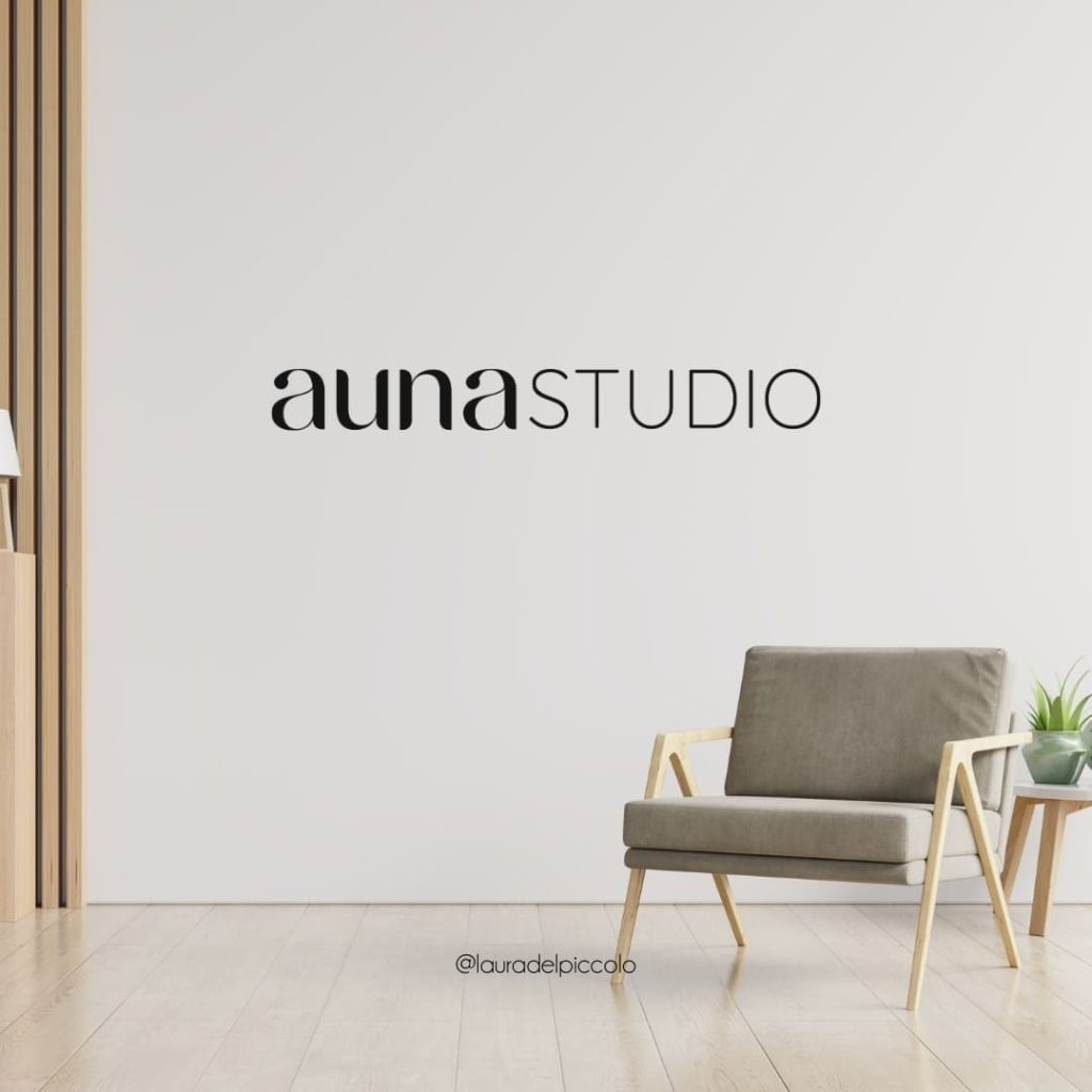 identità visiva per attività femminile auna