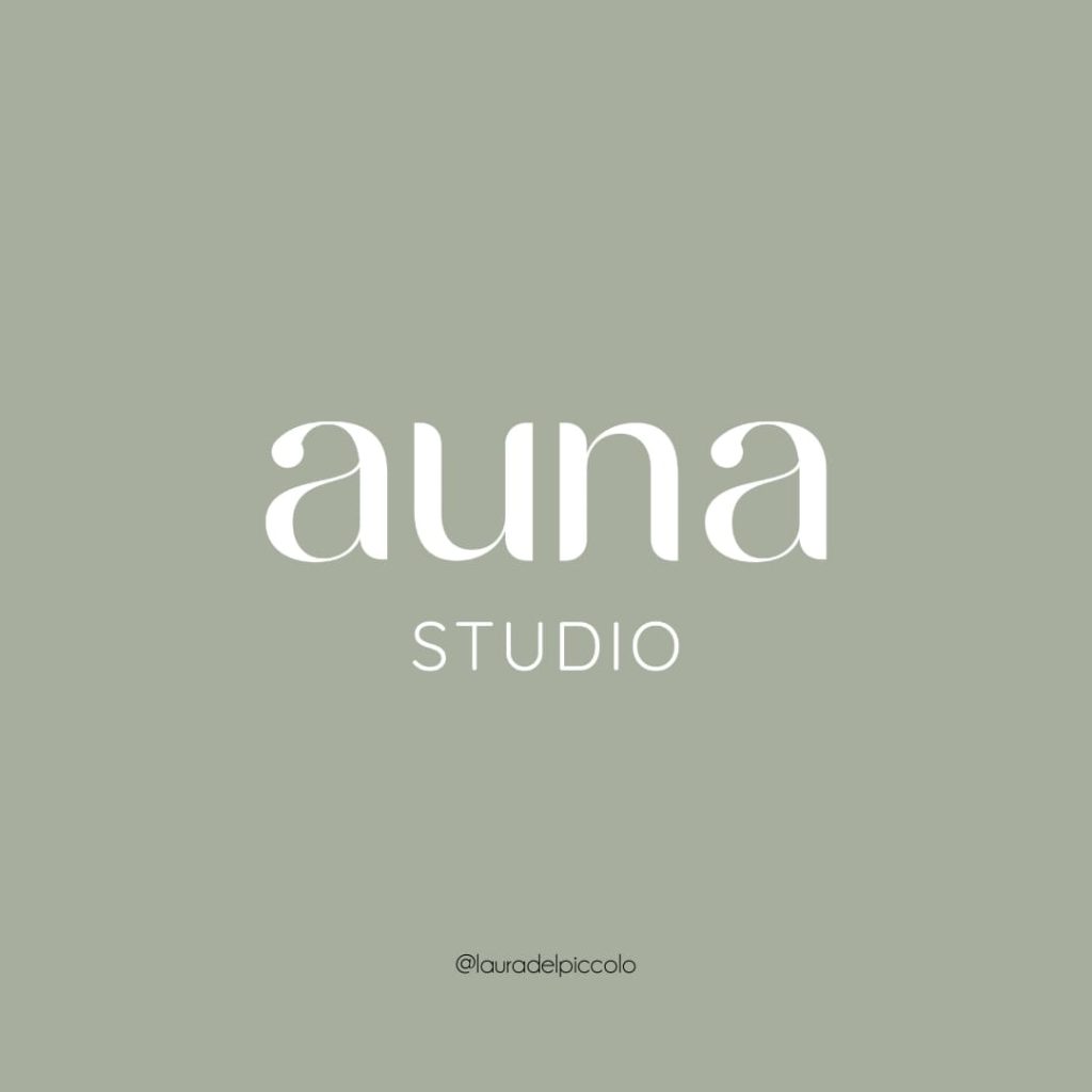 identità visiva per attività femminile auna