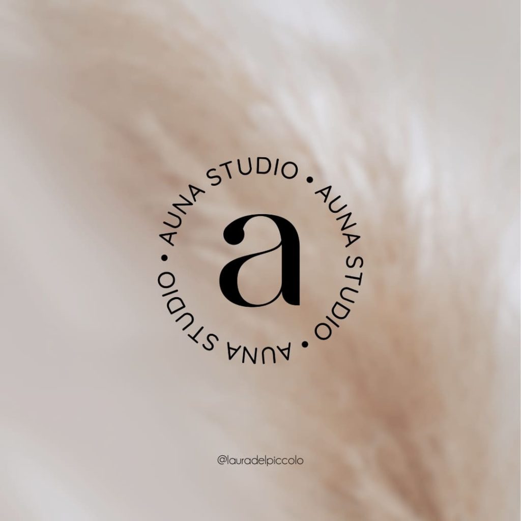 identità visiva per attività femminile auna